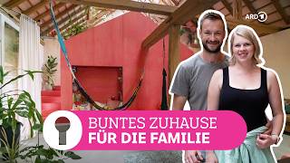 Spektakulärer Umbau junge Familie baut alte Scheune aus und macht sie bunt  ARD Room Tour [upl. by Brader]