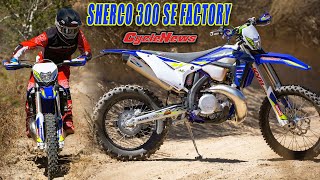 2023 Sherco 300 SE Factory First Ride  Cycle News [upl. by Mclaurin]