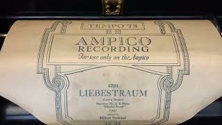 Ampico Roll 67593  Liebestraum No 2  Liszt [upl. by Ayhdnas486]