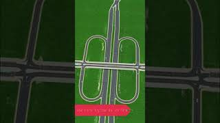 The Butterfly Interchange  the best Cities Skylines Entrance in Airports DLC [upl. by Guinevere]