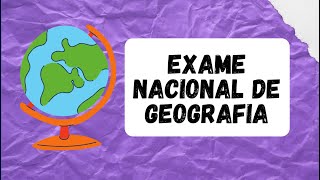 Exame nacional de Geografia [upl. by Scarface]