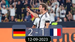 Germany vs France 21  2023  Friendly International  Highlights amp All Goals 2023 [upl. by Vincenty]