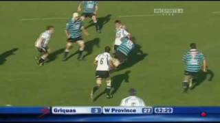 Conrad Jantjes try vs Griquas [upl. by Artim114]