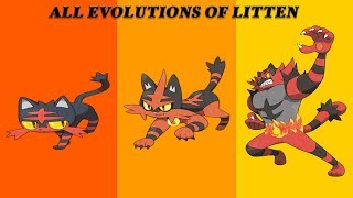 Litten evolves into Torracat and then into Incineroar in Pokémon Ultra Sun and Ultra Moon [upl. by Weider]