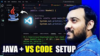 How to Install Java amp Run in Visual Studio Code  Setup Java in VS Code  2024   Coding Wallah [upl. by Thaxter]