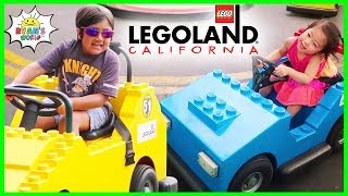 Legoland Amusement Theme Park Rides for Kids with Ryans World [upl. by Callum]