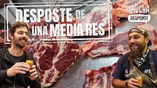 Desposte de una Media Res  Todos los Cortes Clásicos del Asado  El Laucha Responde [upl. by Llemar]