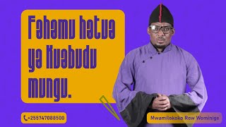 FAHAMU HATUA YA KUABUDU MUNGU [upl. by Lucrece]