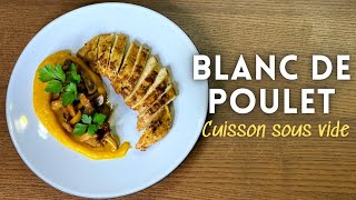 Blanc de poulet super tendre Cuisson sous vide avec KitchenBoss G320 [upl. by Tisha]