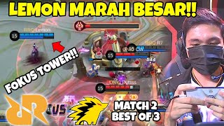 Lemon Marah besar Meta 2 Hyper Keluar di Match Ini asli ga ngerti lg gw Match 2 ONIC VS RRQ [upl. by Llerrat969]