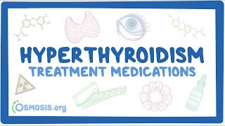 Hyperthyroidism treatment medications pharmacology [upl. by Aholla]