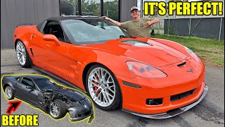 Our Wrecked Corvette ZR1 Is Fully Rebuilt [upl. by Cicely]