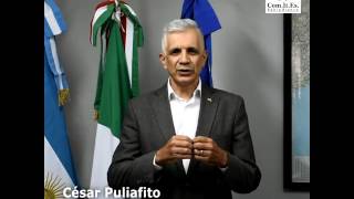 César Puliafito  Presidente Comites Bahia Blanca  7A [upl. by Acirtal]