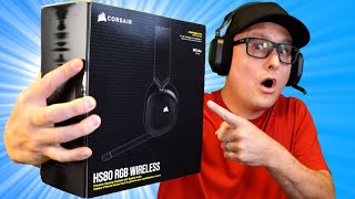 YOU GOTTA SEE THIS Corsair HS80 Wireless Gaming Headset Review [upl. by Jacoby]