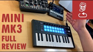 Review LaunchKey MINI MK3  Ableton Live  Generative arp  TRS MIDI explained MKIII tutorial [upl. by Eula]