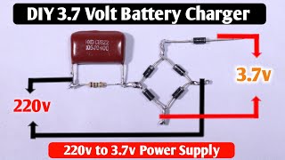 Diy 37 Volt Battery Charger220 Volt to 37 Volt [upl. by Strep]