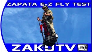 Zapata Ezfly jet powered PERSONAL FLIGHT EZFLY hoverboard like a Segway but better [upl. by Birkett]