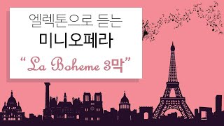 엘렉톤으로 듣는 미니오페라 La Boheme Act3  エレクトーンで聴くミニオペラ Laboheme Electone YAMAHA [upl. by Jaal]