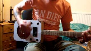 Ode to Billie Joe  Tallahatchie bridge  4 string slide style [upl. by Nanice846]