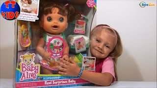 ✔ Baby Alive Doll a New Surprise of girl Yaroslava Новая Кукла Сюрприз от Ярославы Серия 51 ✔ [upl. by Emily147]