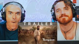 Thangalaan  Trailer Tamil  Chiyaan Vikram  K E Gnanavelraja  Pa Ranjith  REACTION [upl. by Acinomad111]