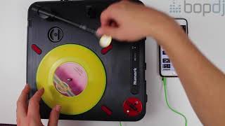 Numark PT01 Portable Scratch Turntable TalkThrough  Bop DJ [upl. by Schwab]