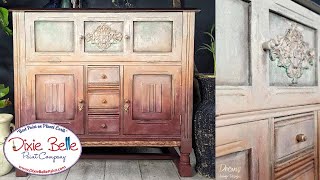 Get The Look  Rustic Ombre Dresser Tutorial With Dixie Belle Paint [upl. by Arah]