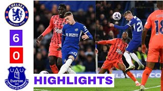 Chelsea vs Everton HIGHLIGHTS 60 Jackson Gilchrist amp Palmer GOALS [upl. by Odraude988]