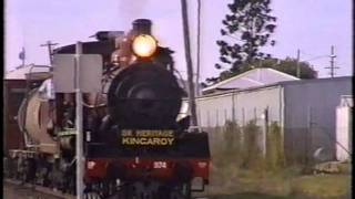 Queensland Rail Heritage  Kingaroy Branch C17 974  1997 [upl. by Winnie]