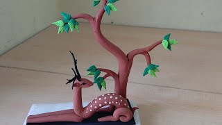 quotMastering Polymer Clay Art Crafting Your Own Deer Masterpiece [upl. by Enneyehc]