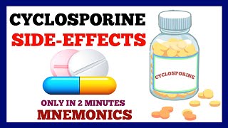 Cyclosporine Side Effects MNEMONICS  Pharmacology [upl. by Tija810]