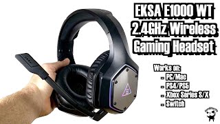 EKSA E1000 WT 24GHz Wireless gaming headphones [upl. by Nive]