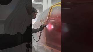 PROFESSOR SPRAY PAINTING CAR RESTORATION PROCESS bodyshop carpaint paint carrepair car [upl. by Giesecke]