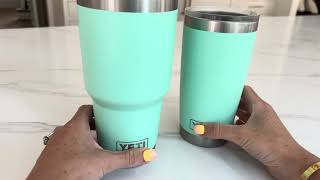 YETI Rambler 20 oz Stainless Steel Vacuum Insulated Tumbler wMagSlider Lid Review [upl. by Tollmann655]