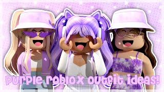 🔮PURPLE🔮 Roblox outfit ideas codes  links ♥ [upl. by Faustena]