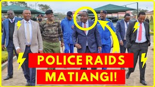 Angry Ruto Orders Police Raid on Matiangi Home  What Will Happen Next [upl. by Arihat]