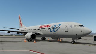 Leg 5 IFR Nacional 2023  LEPA  LEMG  B737800  Prepar3D v53  IVAO  AEA148 [upl. by Dogs]