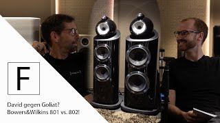 BowersampWilkins 801 D4 vs BampW 802 D4 Hörvergleich der neuen Diamond Serie an TA HV amp Audioquest [upl. by Walston]