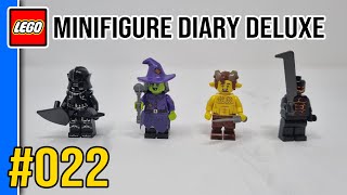 MINIFIGURE DIARY DELUXE 022  SATYR  MAGMA ELEMENTALS BLACK KNIGHTS EAST WITCHES [upl. by Oiludbo]