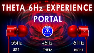 The Theta 6hz Experience  Portal To Your Inner Power [upl. by Hoes]