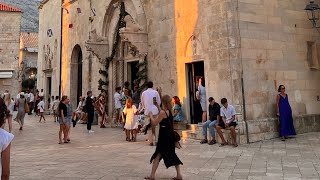 Korcula Old Town walk  Croatian summer July 2024 [upl. by Diamante]