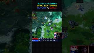 Oliveira vs Serral  Semifinal ESL SC2 Masters Spring 2024 Shorts Starcraft Highlight 28 [upl. by Nhguav687]