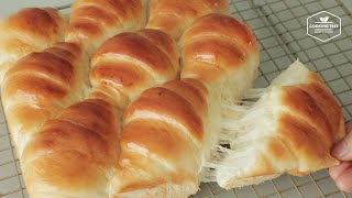 쫄깃 폭신한 밀크롤 우유 모닝빵 만들기  Extremely Delicious Milk Bread  Dinner Rolls Recipe  Cooking tree [upl. by Rebmak]