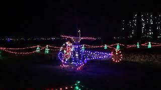 Zootastic Park Christmas Wonderland of Lights Troutman North Carolina [upl. by Eltotsira]