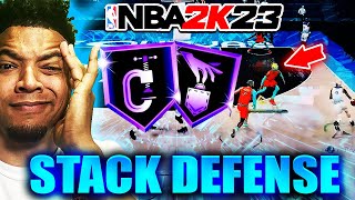 HOW TO RUN STACK DEFENSE NBA2K23 [upl. by Stedt201]