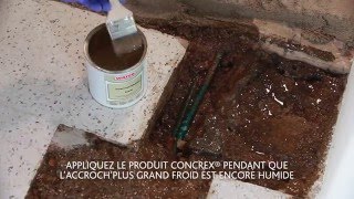 Primaire daccrochage à séchage rapide pour Concrex® Grand Froid  Vidéo dapplication [upl. by Nageam]