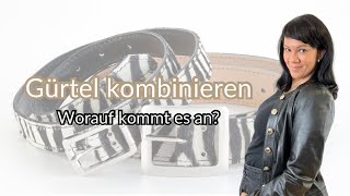 Gürtel kombinieren Worauf kommt es wirklich an [upl. by Dickens]