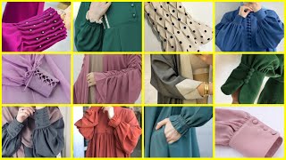 Stylish Abaya Sleeves Design 2024 😍 Latest Sleeve Designs  Astin Design  Burqa Bazo Design [upl. by Colb]