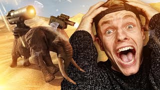 MET DEZE OLIFANT MOET IK VECHTEN  Beast Battle Simulator 1 [upl. by Cynar203]