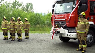 NOWY WÓZ STRAŻACKI DLA OSP NOWA RUDA  SŁUPIEC [upl. by Dralliw]